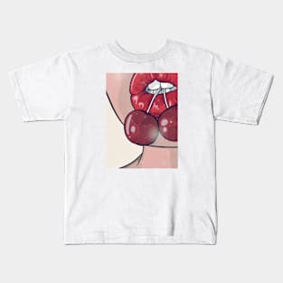 Pop Art Cherry Kids T-Shirt